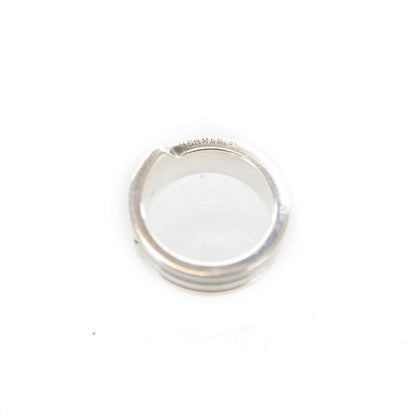 Hermes Sterling Silver Arcane H Ring 51 5.5 3 of 4