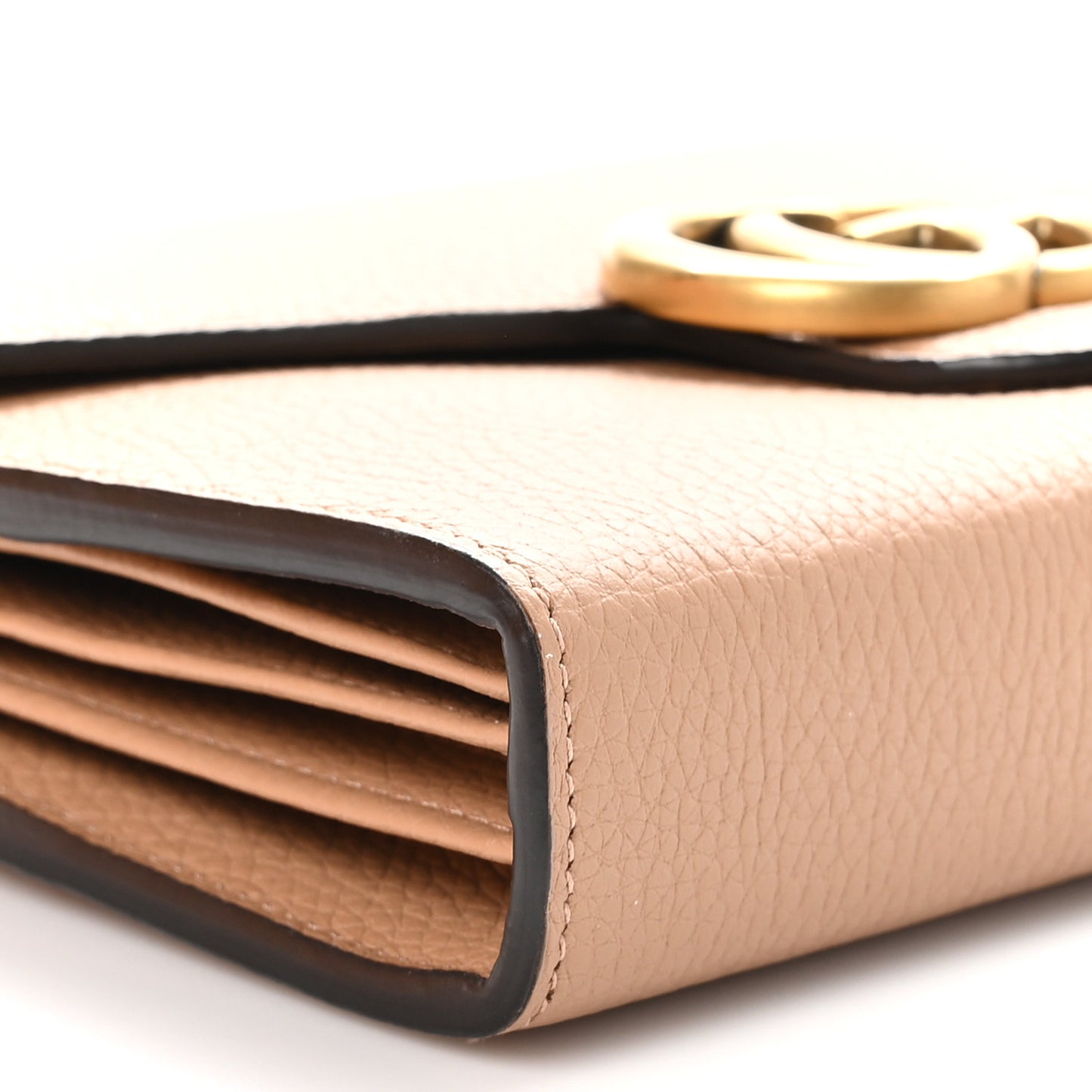 Cellarius Calfskin GG Marmont Chain Wallet Rosy Phard