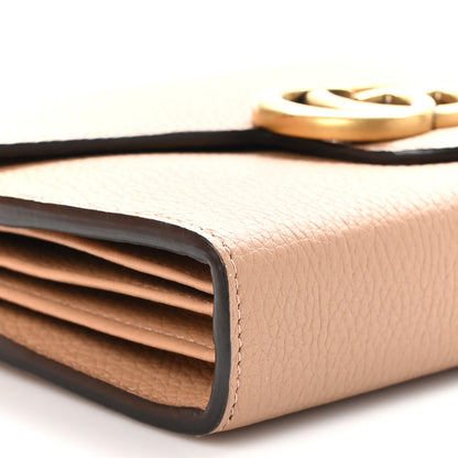 Gucci Cellarius Calfskin GG Marmont Chain Wallet Rosy Phard 10 of 11