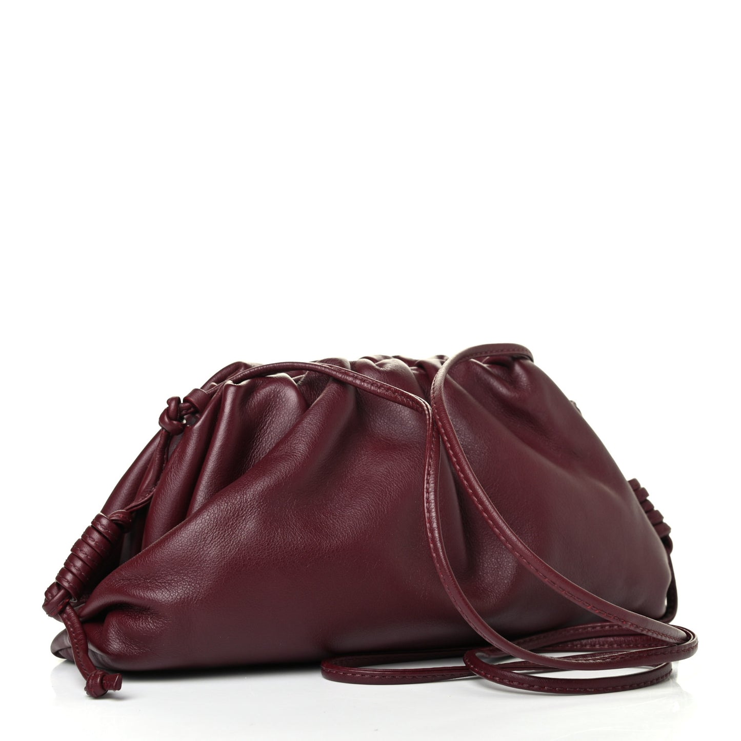 Butter Calfskin The Mini Pouch Bordeaux