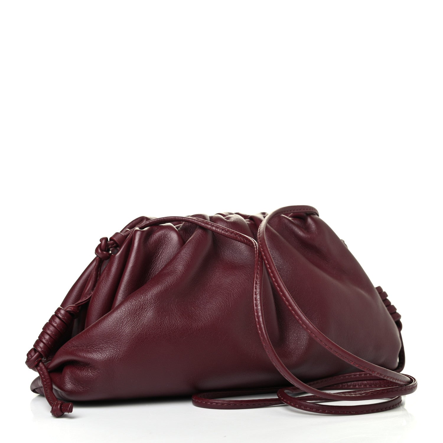 Bottega Veneta Butter Calfskin The Mini Pouch Bordeaux 2 of 4