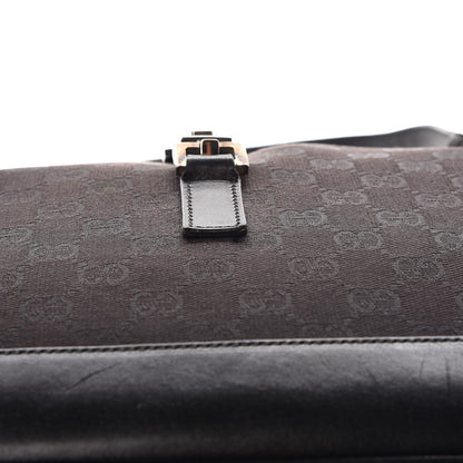 Gucci Monogram Jackie O Hobo Black 9 of 12