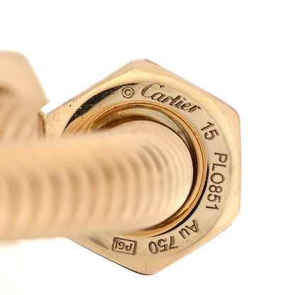 Cartier 18K Yellow Gold Ecrou de Cartier Bracelet 15 3 of 4