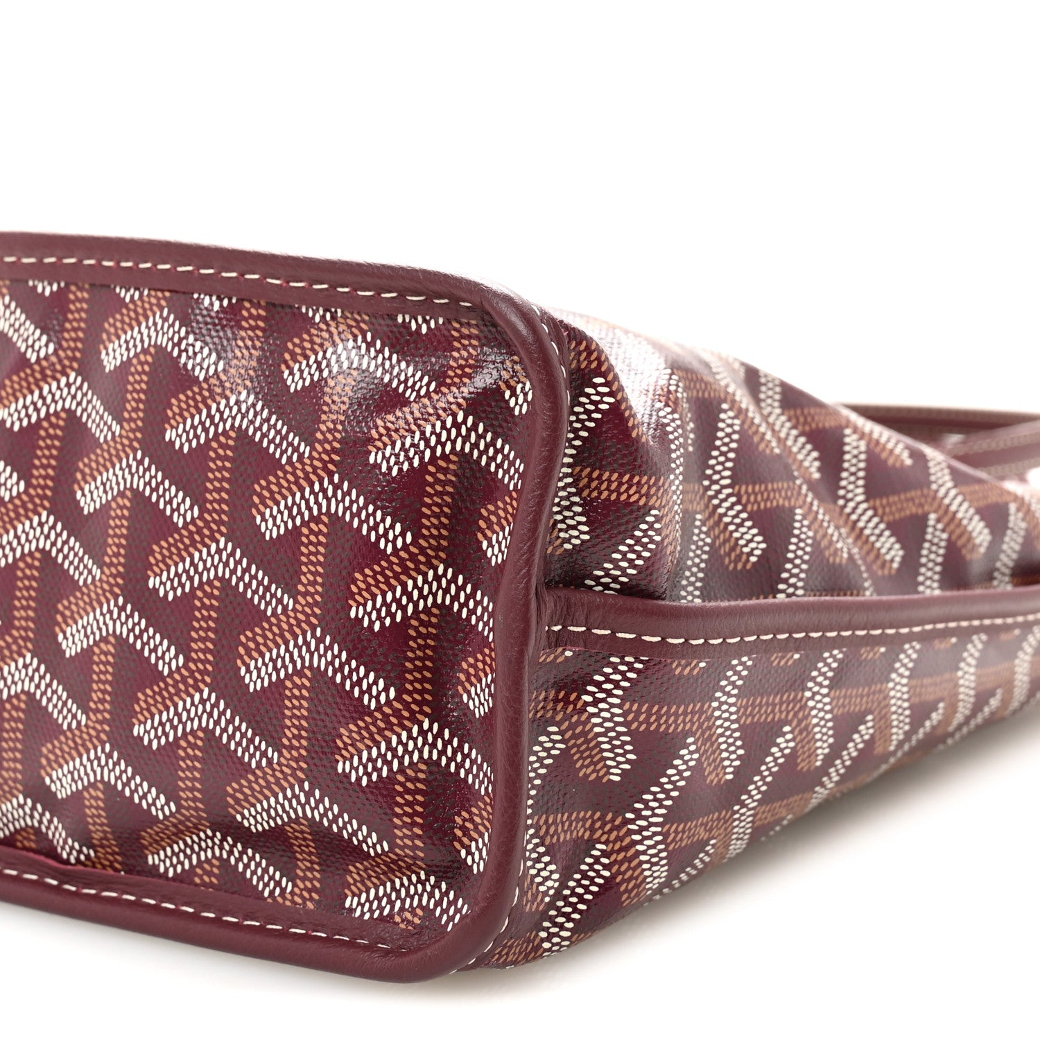 Goyard Goyardine Reversible Mini Anjou Burgundy 14 of 16