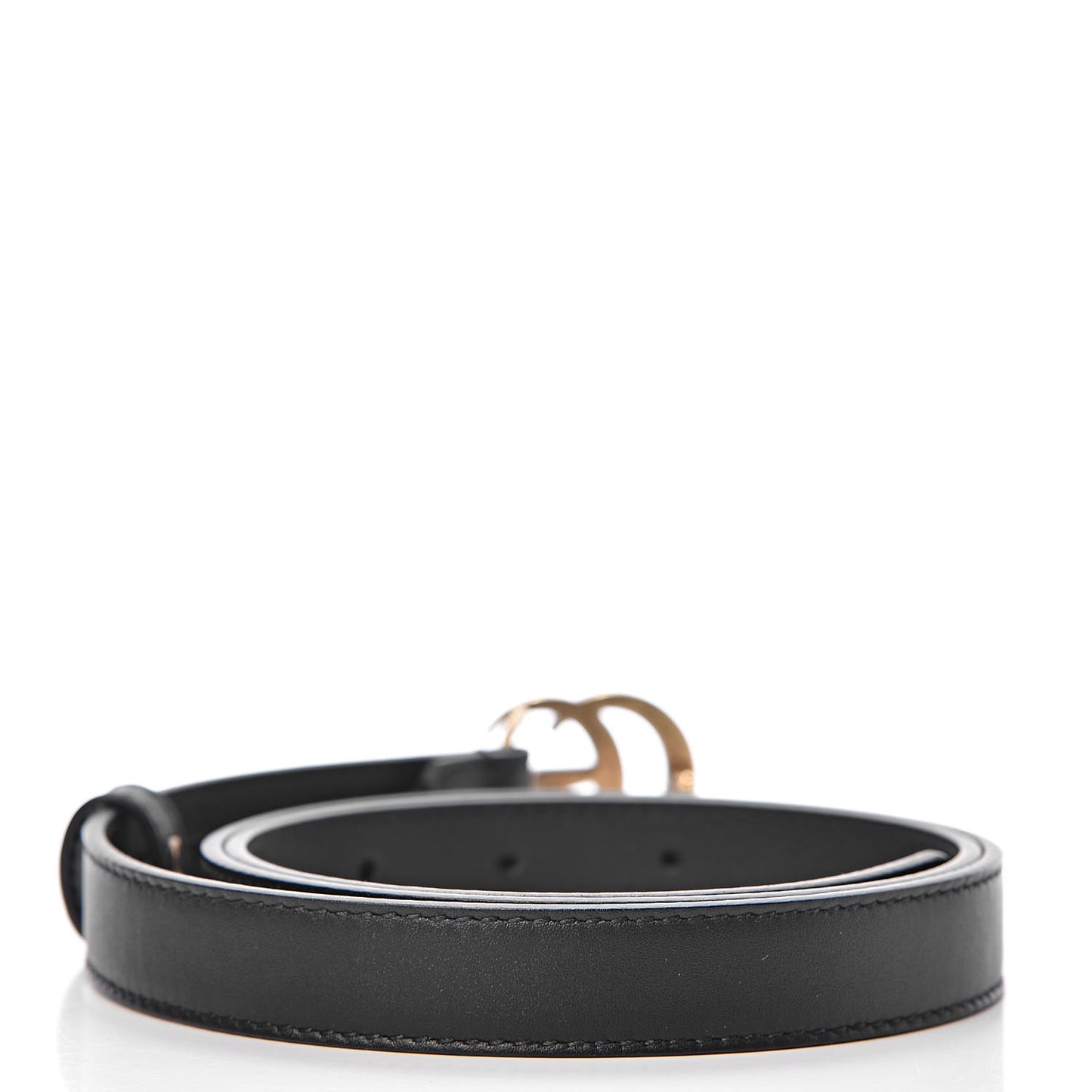Calfskin Double G 20mm Belt 85 34 Black