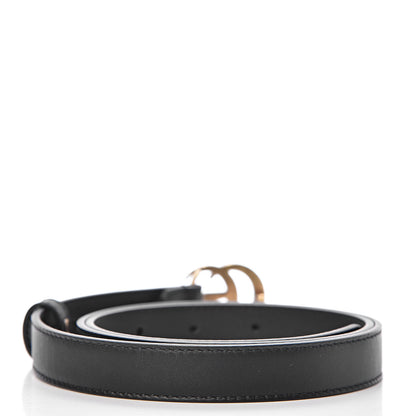 Gucci Calfskin Double G 20mm Belt 85 34 Black 3 of 7
