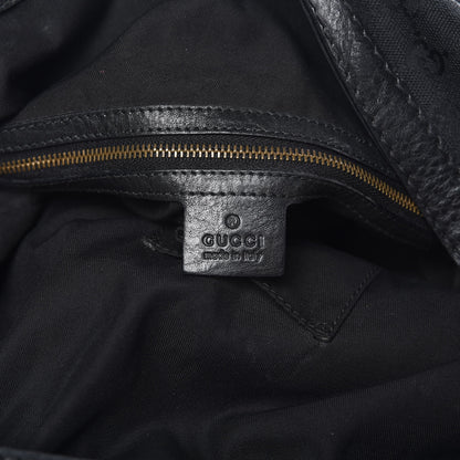 Gucci Monogram Large Jockey Hobo Black 6 of 11
