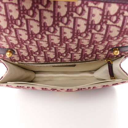 Christian Dior Oblique Dioraddict Flap Bag Burgundy 5 of 10