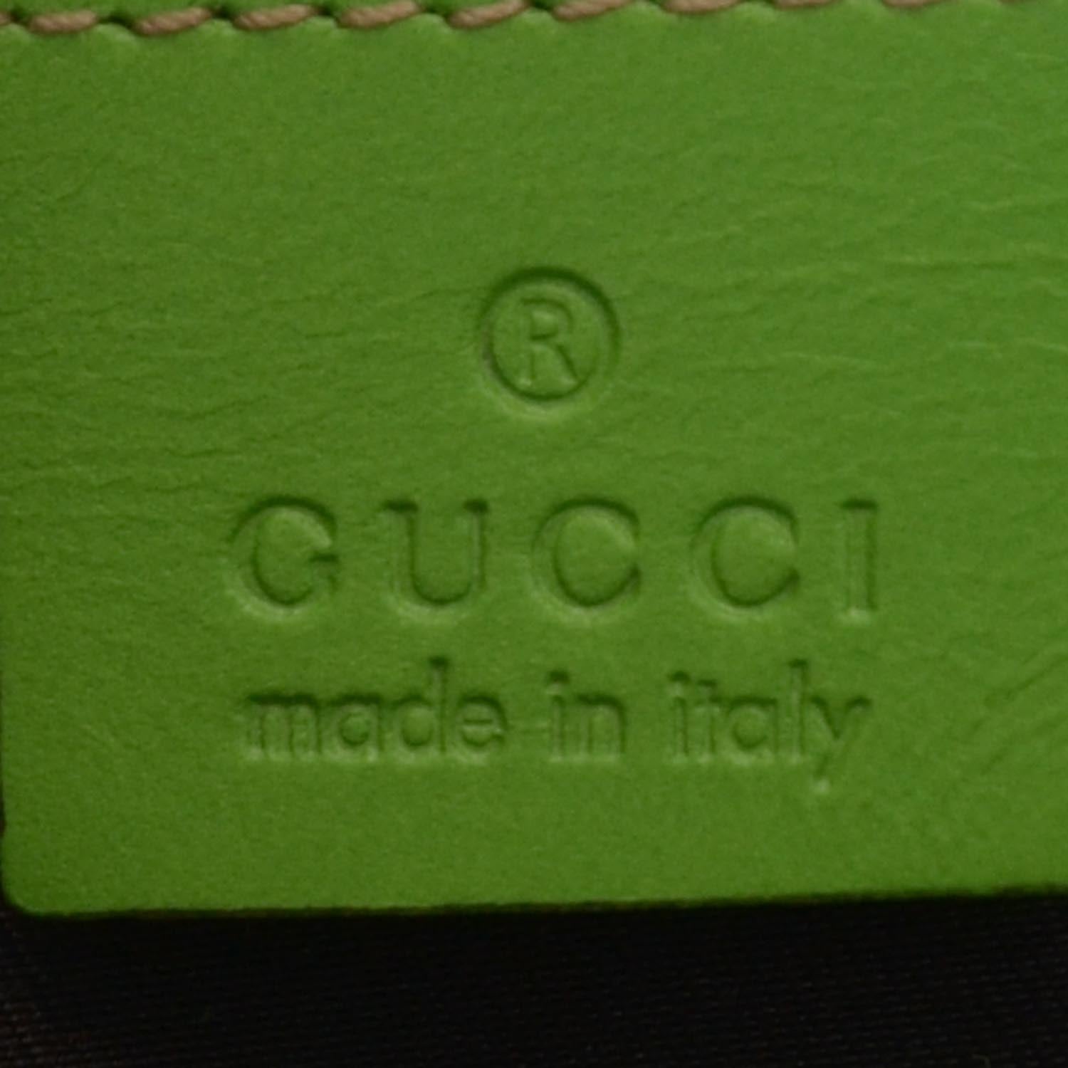 Gucci GG Plus Monogram Web Stripe Medium Joy Boston Green 5 of 8