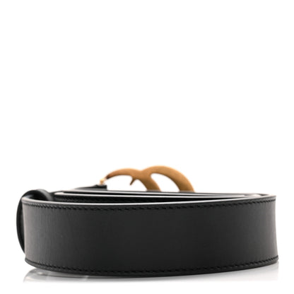 Gucci Calfskin Double G 30mm Belt 80 32 Black 2 of 5