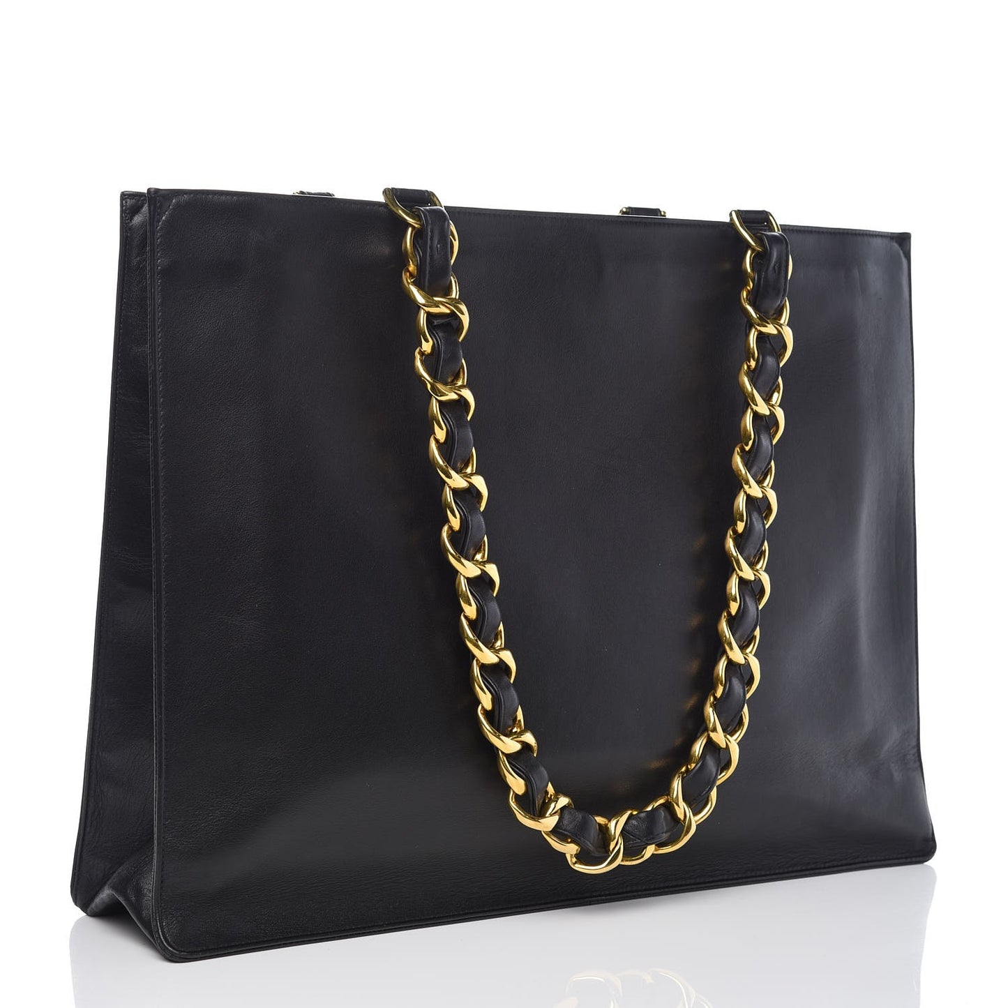 Lambskin CC Shoulder Bag Black