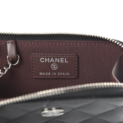Chanel Caviar Quilted Key Holder Case Black 8 of 10