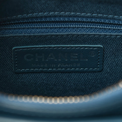 Chanel Denim Calfskin Small Gabrielle Hobo Blue 5 of 10