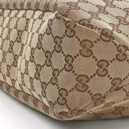 Gucci Monogram Medium Horsebit Chain Hobo Dark Brown 10 of 10