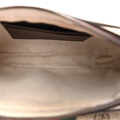 Gucci GG Supreme Monogram Web Mini Ophidia Bag Beige Ebony 5 of 10