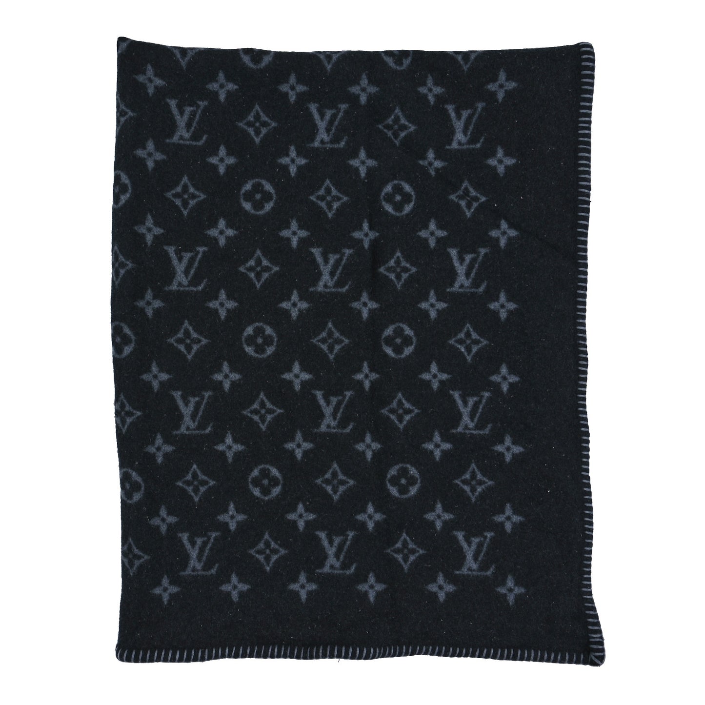 Wool Monogram Blanket