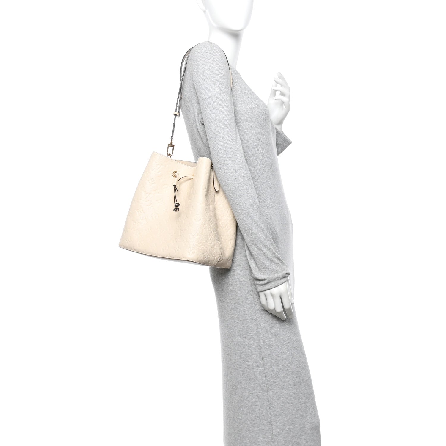 Louis Vuitton Empreinte Neonoe MM Cream 2 of 11