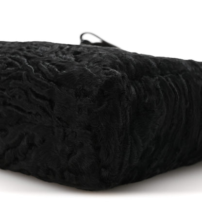 Chanel Persian Lamb Fur Tote Black 10 of 11