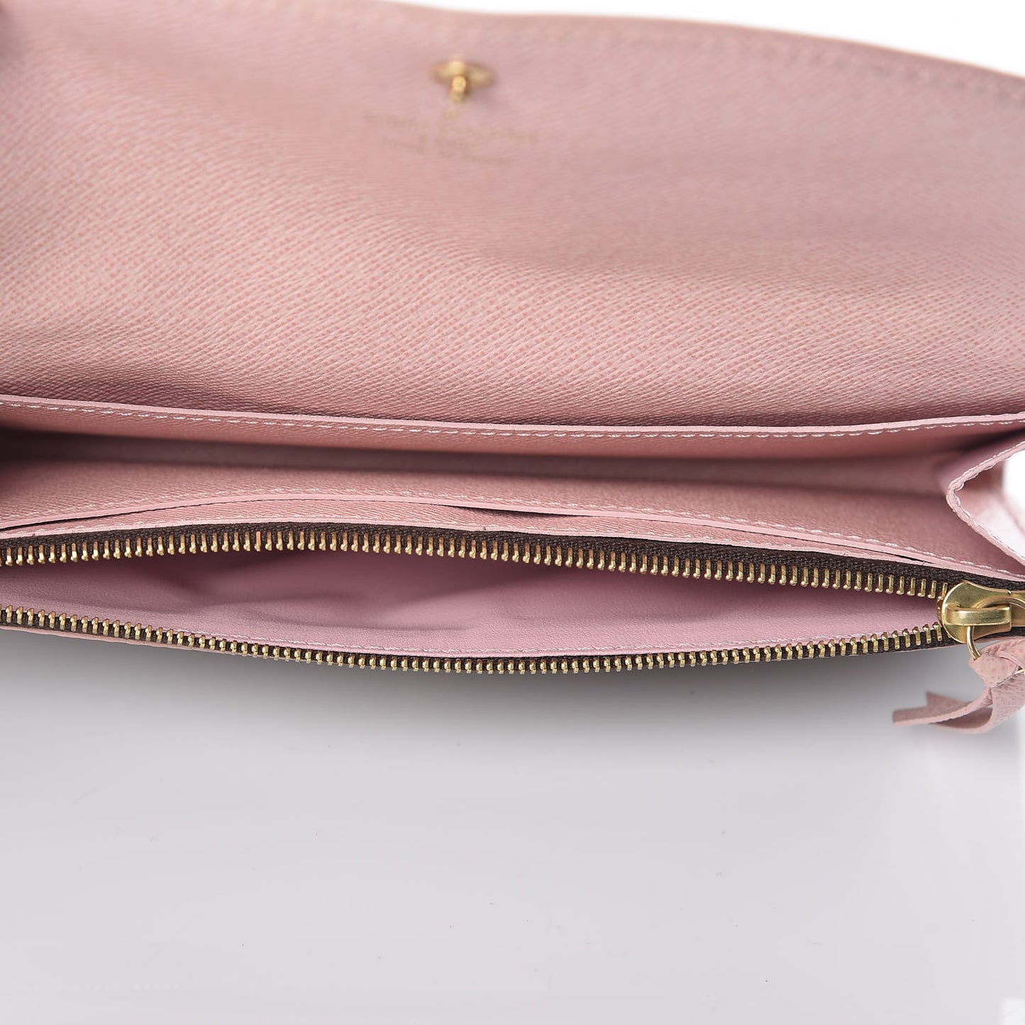 Damier Ebene Caissa Wallet Rose Ballerine