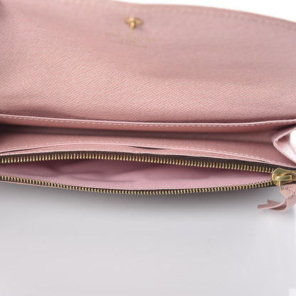 Louis Vuitton Damier Ebene Caissa Wallet Rose Ballerine 7 of 13