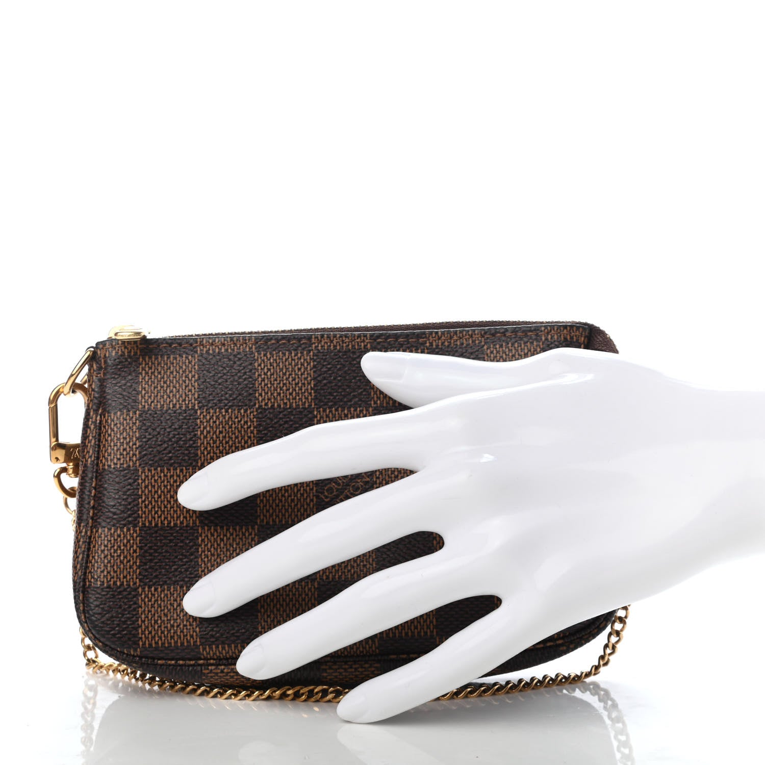 Louis Vuitton Damier Ebene Mini Pochette Accessories 2 of 8