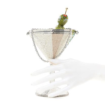 Judith Leiber Crystal Martini Minaudiere Clutch Multicolor 2 of 12