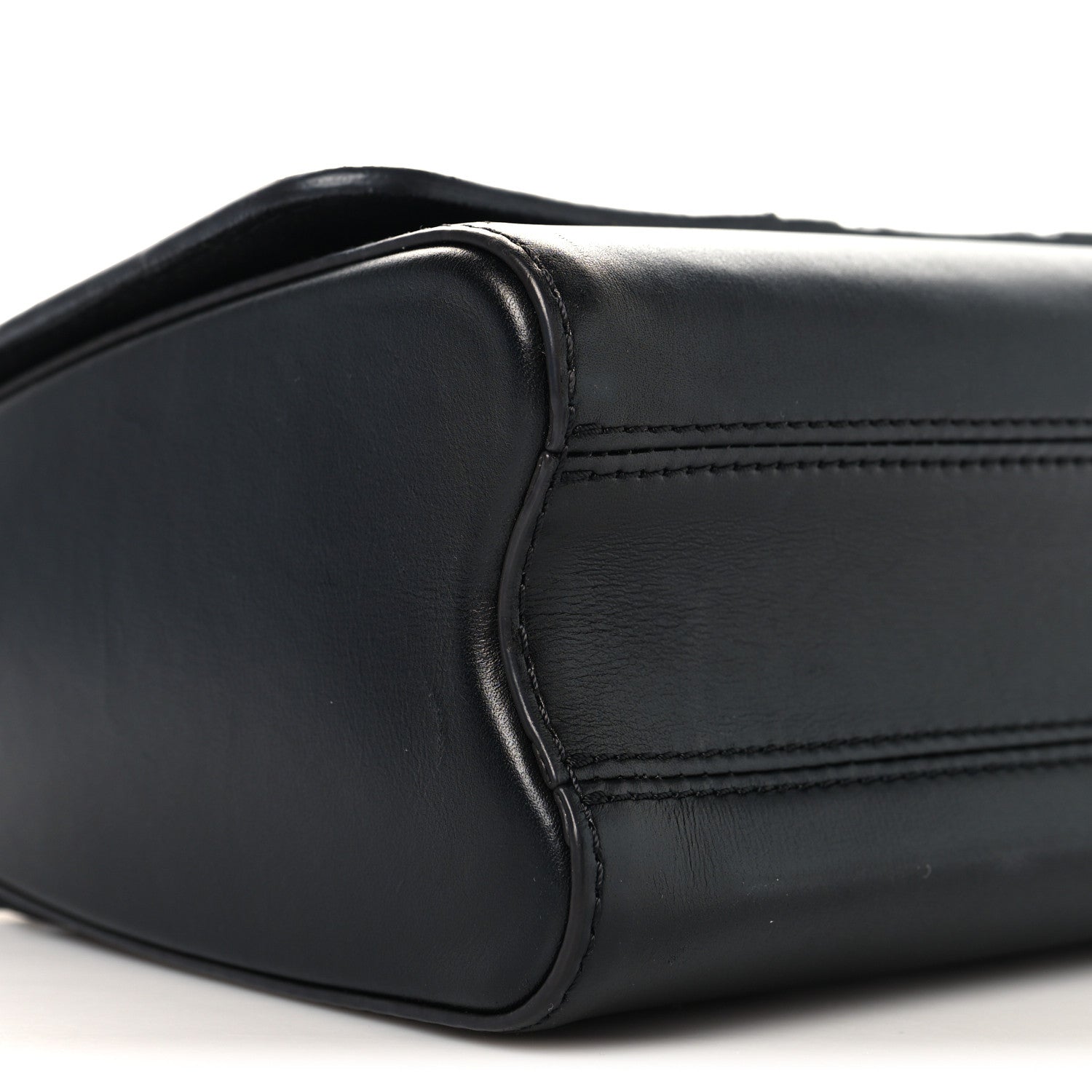 Louis Vuitton Veau Satin Monogram Twist Shoulder Bag MM Black 9 of 10