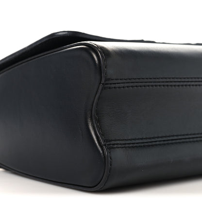 Louis Vuitton Veau Satin Monogram Twist Shoulder Bag MM Black 9 of 10