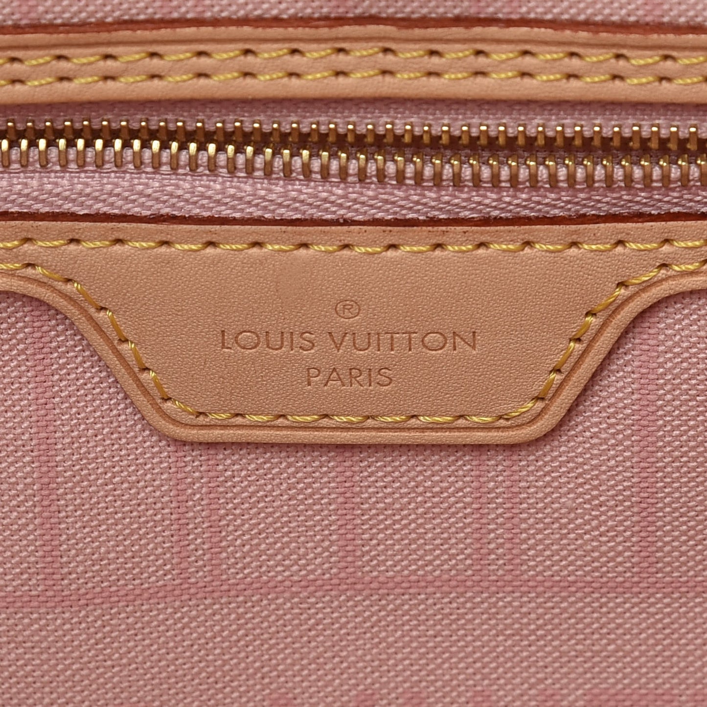 Damier Azur Neo Neverfull MM Rose Ballerine