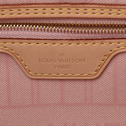 Louis Vuitton Damier Azur Neo Neverfull MM Rose Ballerine 8 of 10