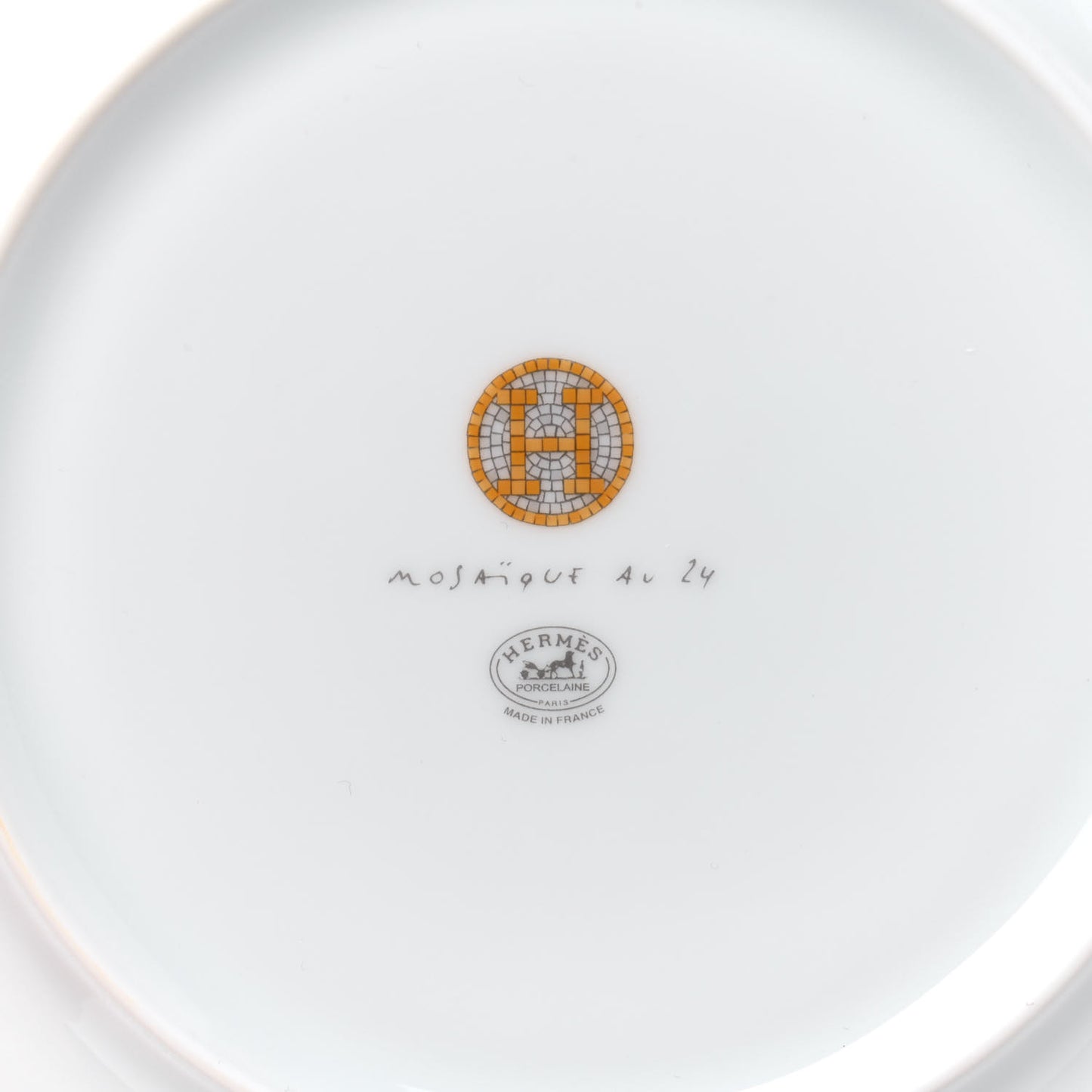 Porcelain Mosaique au 24 Dessert Plate 8.3