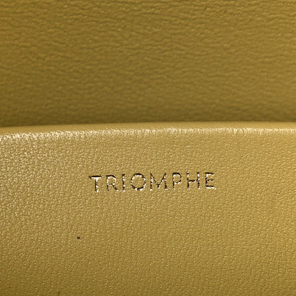 Celine Shiny Calfskin Triomphe Shoulder Bag Papyrus 7 of 11