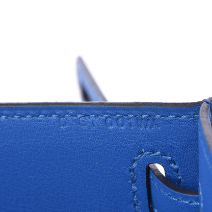 Hermes Swift Kelly Pochette Clutch Bleu Zellige 9 of 23