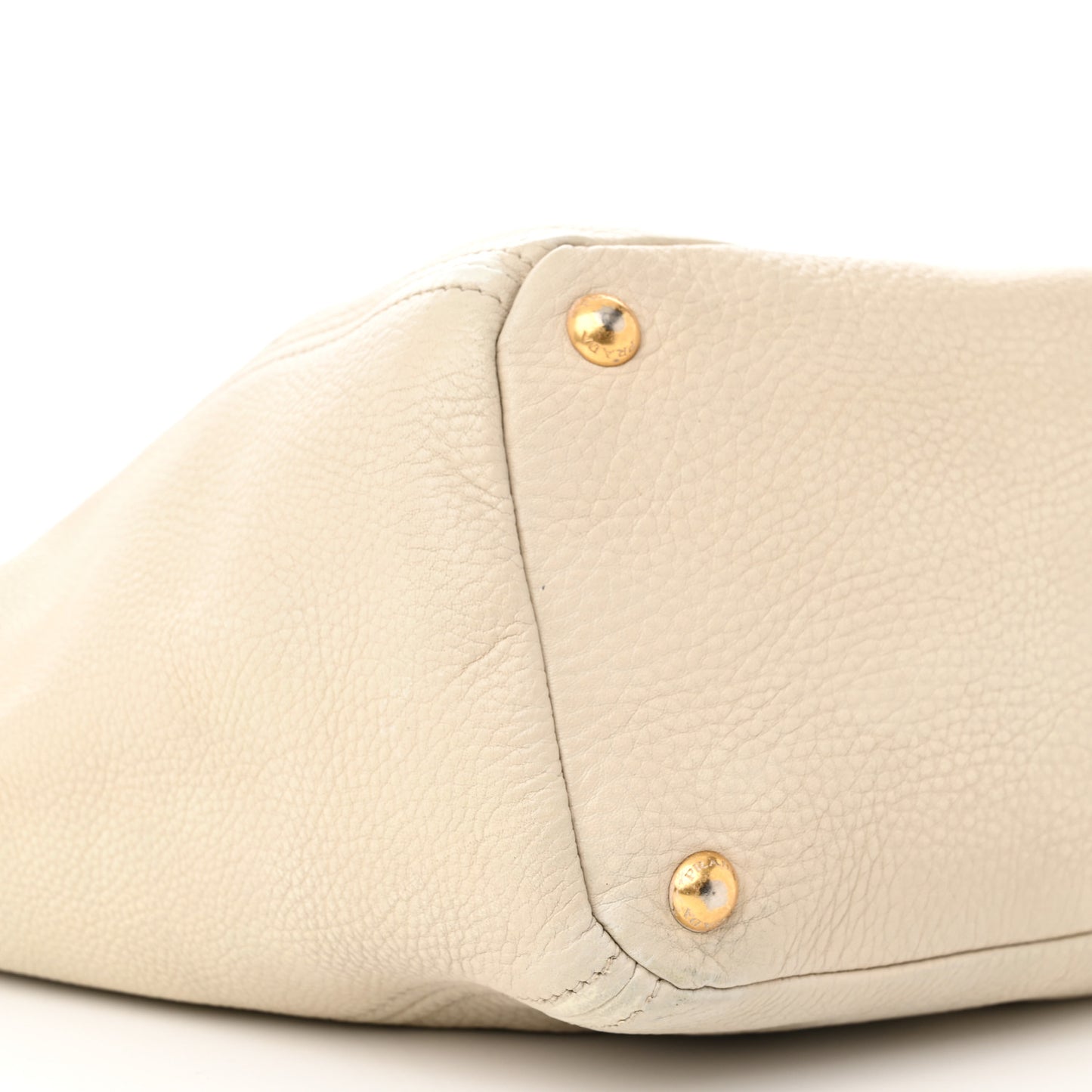 Vitello Daino Side Pocket Tote Talco