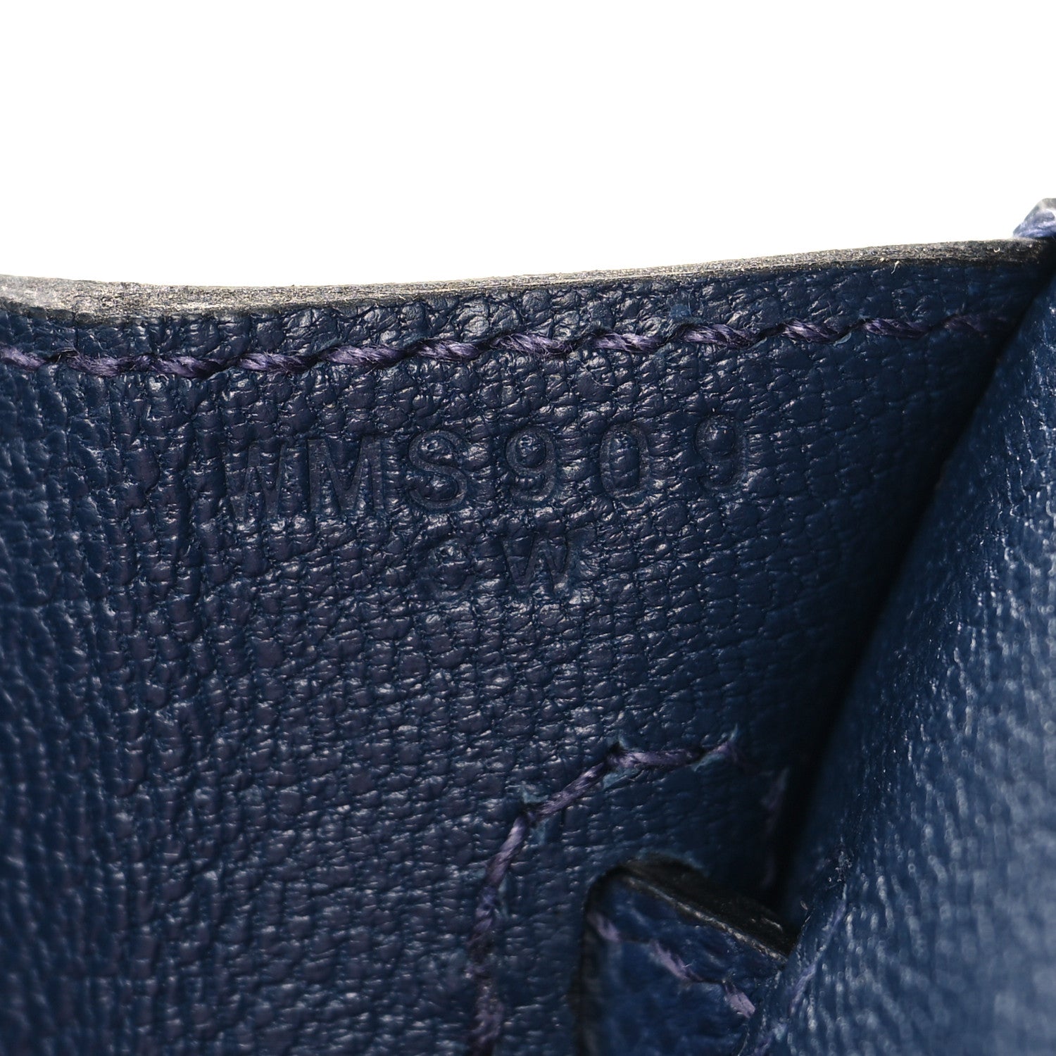 Hermes Epsom Birkin Sellier 25 Bleu Navy 7 of 13