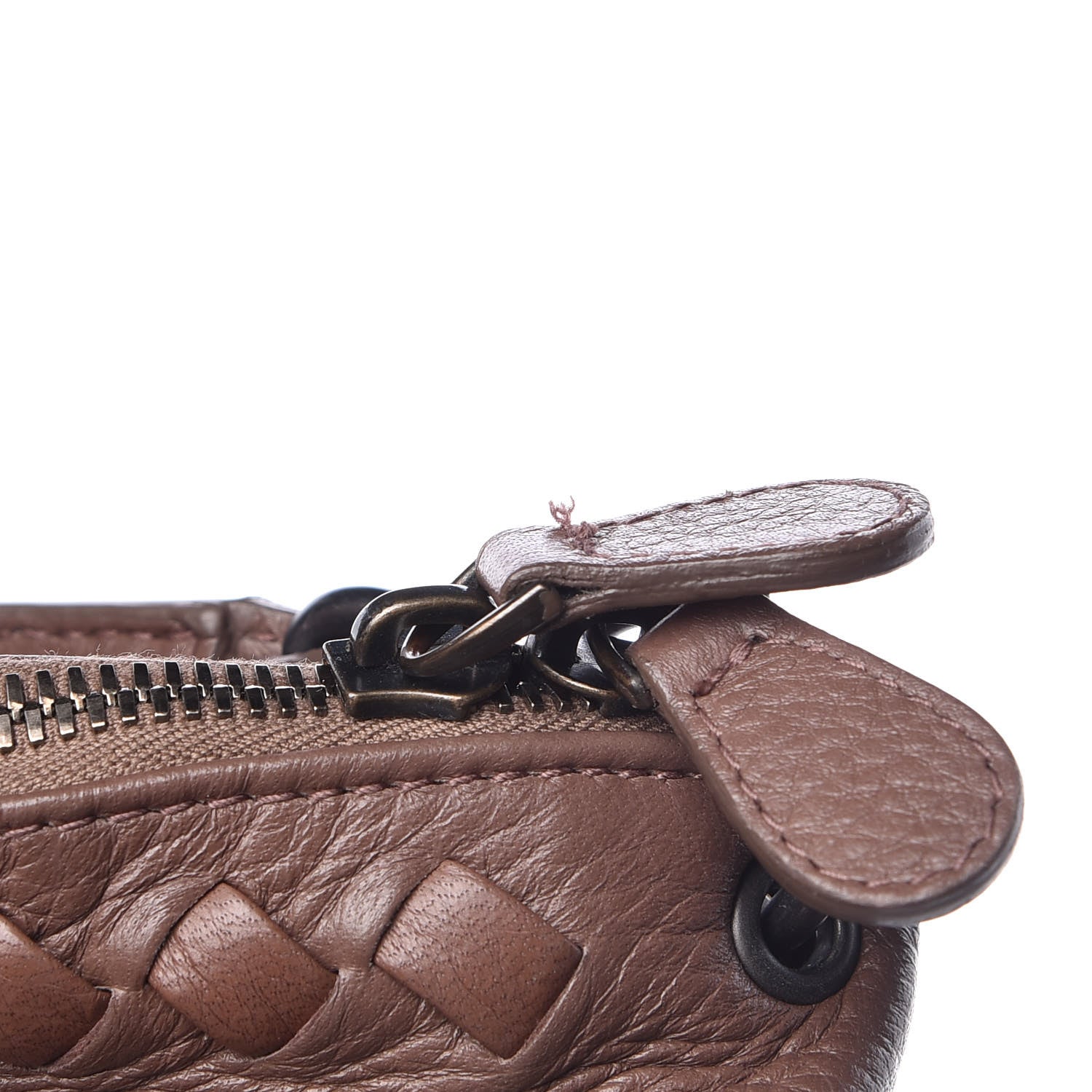 Bottega Veneta Washed Cervo Deerskin Loop Hobo Bag Elephant 16 of 16