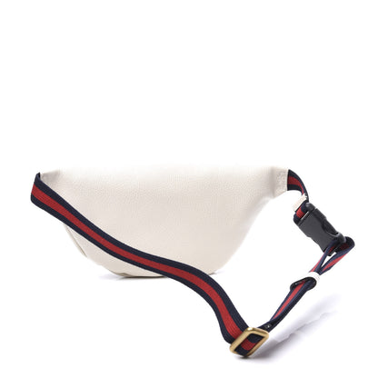 Gucci Grained Calfskin Small Logo Belt Bag White 2 of 10