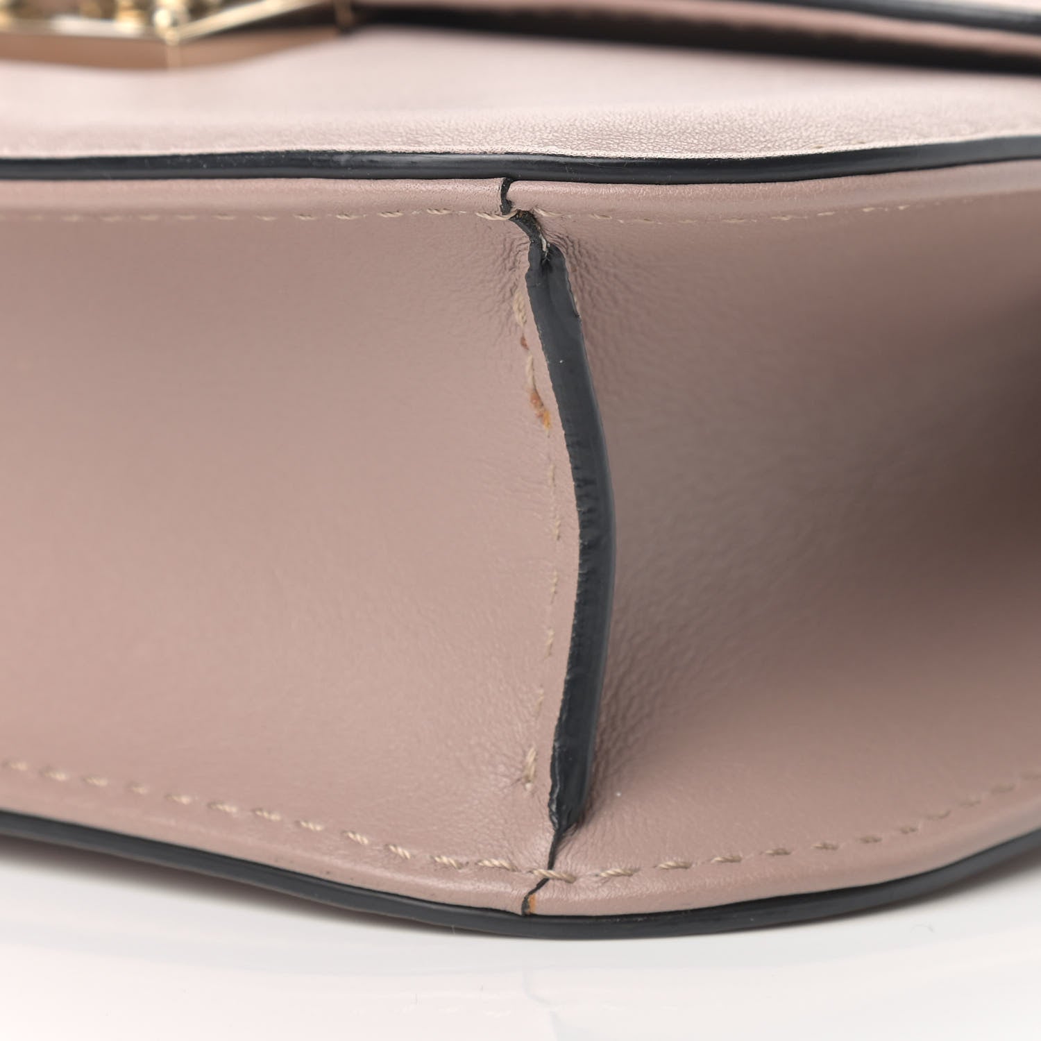 Valentino Garavani Vitello Small Glam Lock Rockstud Flap Poudre 6 of 11