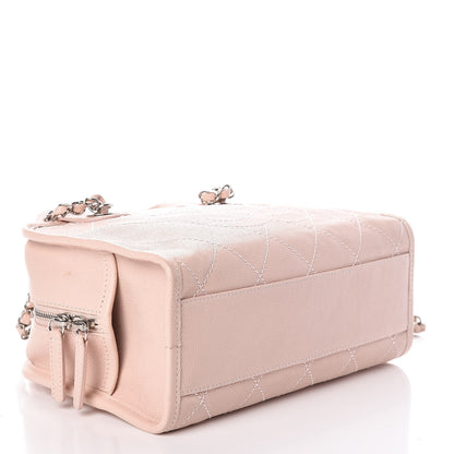 Chanel Caviar Quilted Small Deauville Bowling Bag Light Pink 4 of 13