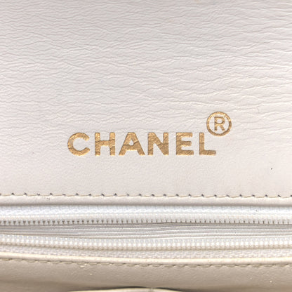 Chanel Lambskin Quilted Small Single Flap White 9 of 10
