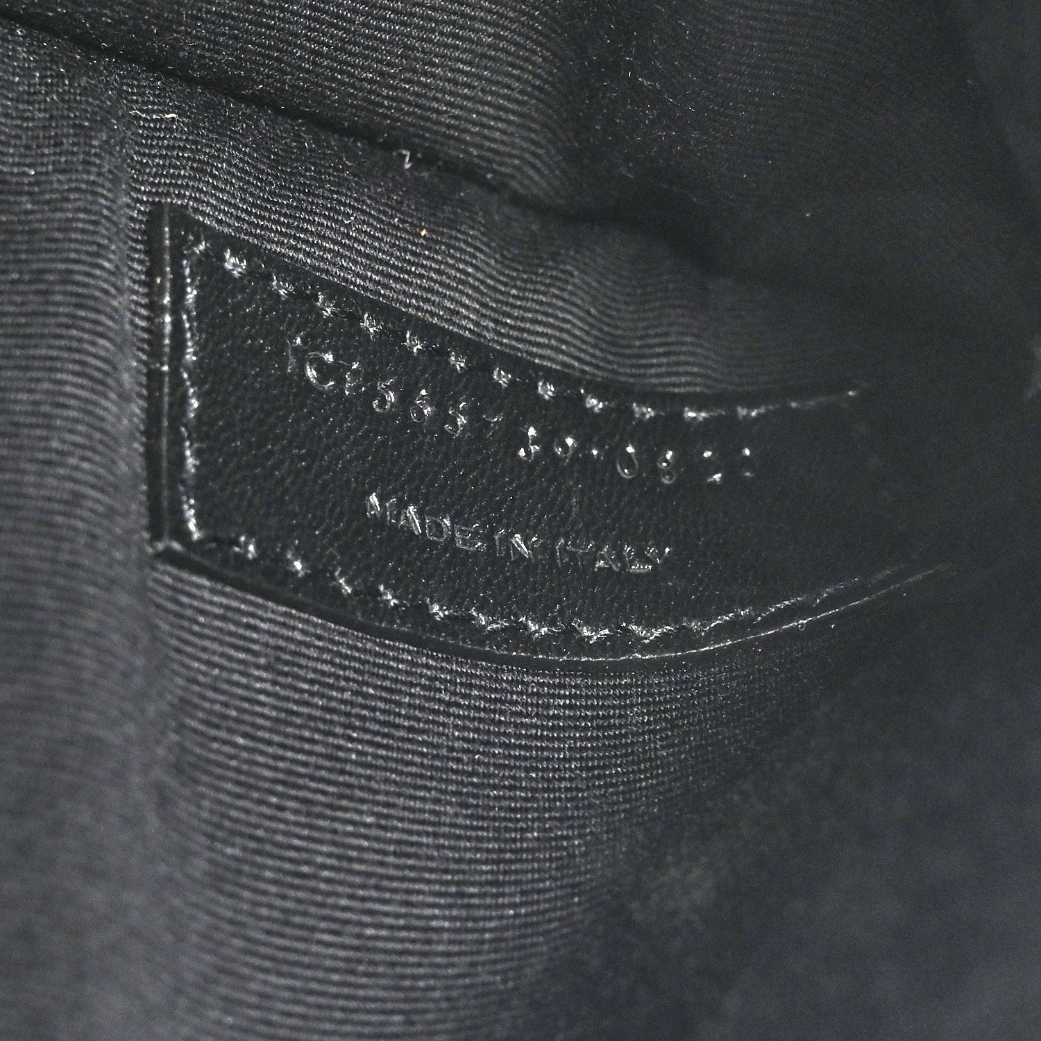 Saint Laurent Grain De Poudre Uptown Pouch Black 8 of 10