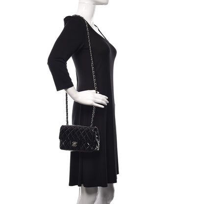 Chanel Patent Calfskin Quilted Mini Rectangular Flap Black 2 of 20