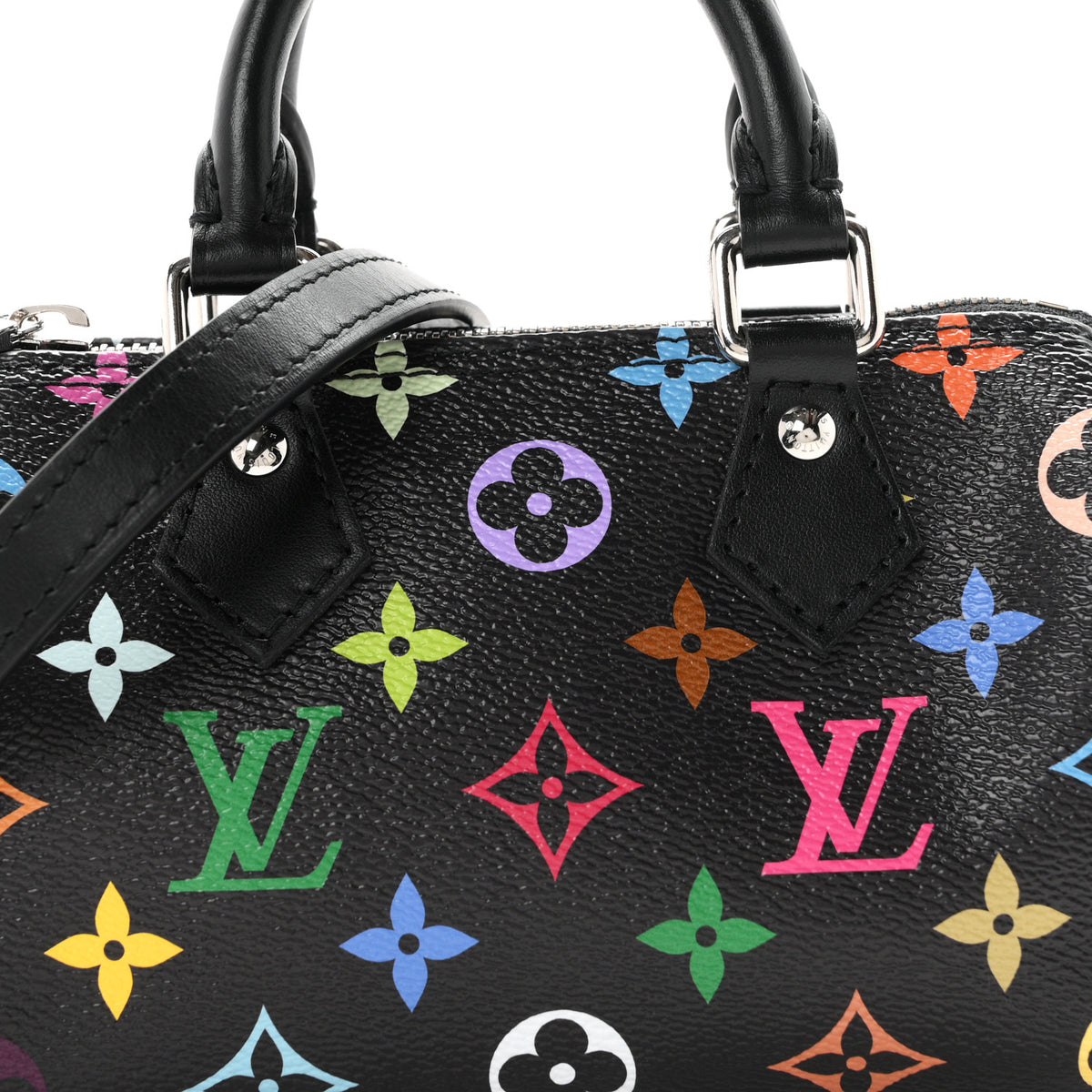 Louis Vuitton LV x TM Monogram Multicolor Nano Speedy Black 7 of 10