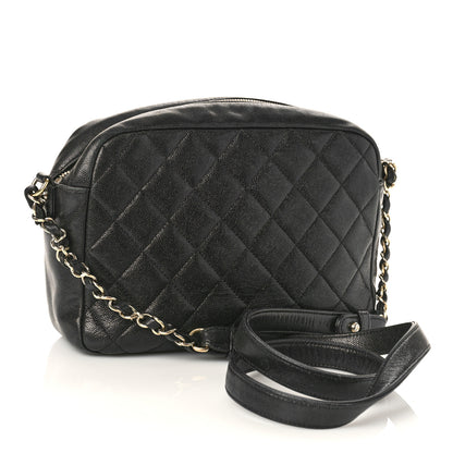 Chanel Caviar Quilted Medium Business Affinity Camera Case Black 3 of 11