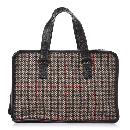 Prada Tweed Satchel Ebano 1 of 8