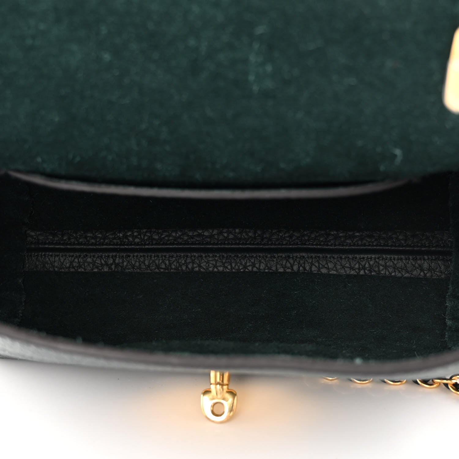 Mulberry Small Classic Grain Calfskin Small Lily Flap Dark Green 5 of 9
