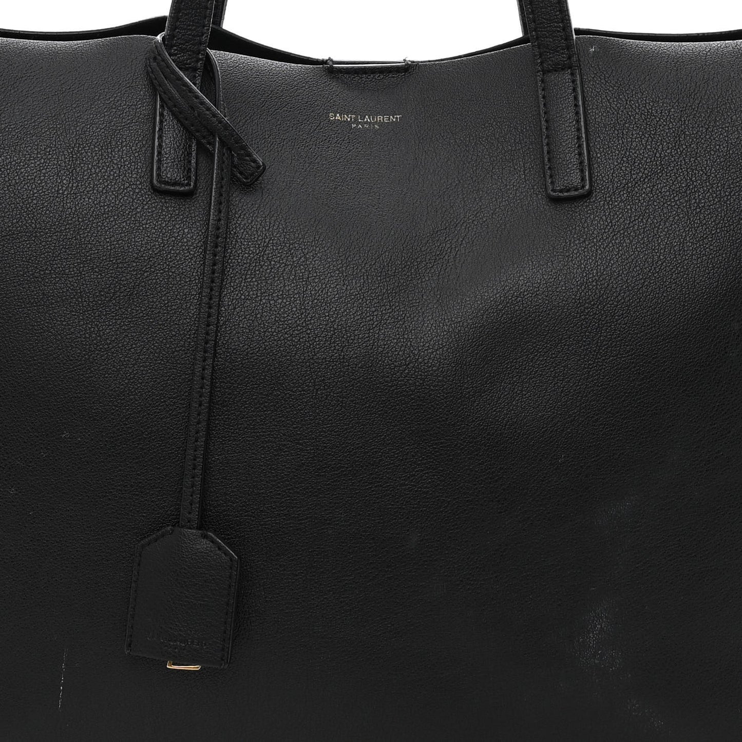 Calfskin Large Shopping Tote Black