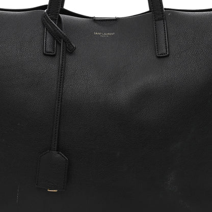 Saint Laurent Calfskin Large Shopping Tote Black 10 of 23