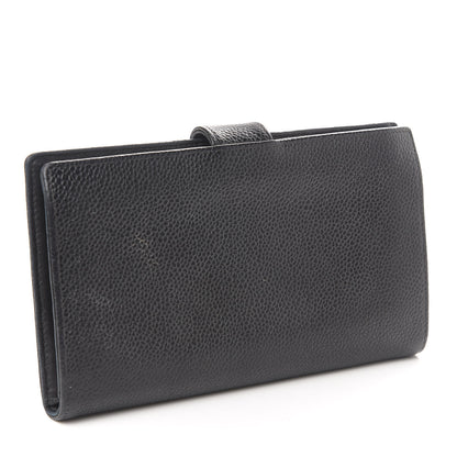 Chanel Caviar Timeless CC French Wallet Black 3 of 7