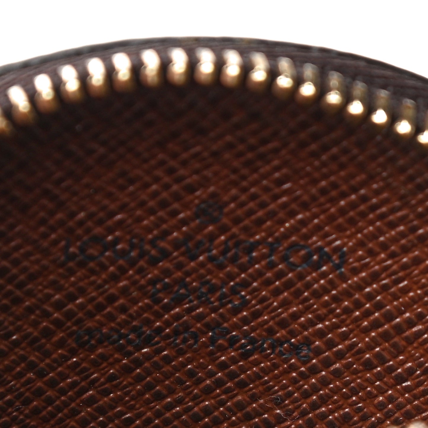 Monogram Round Coin Purse